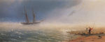 欧式海景油画 风景油画 手绘
