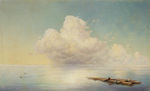 欧式海景油画 风景油画 手绘
