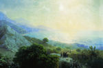 欧式海景油画 风景油画 手绘