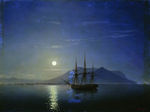 欧式海景油画 风景油画 手绘