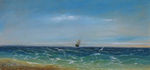 欧式海景油画 风景油画 手绘