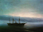 欧式海景油画 风景油画 手绘