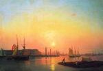 欧式海景油画 风景油画 手绘