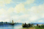 欧式海景油画 风景油画 手绘