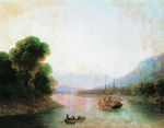 欧式海景油画 风景油画 手绘