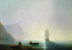 欧式海景油画 风景油画 手绘