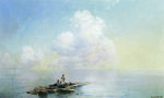 欧式海景油画 风景油画 手绘