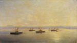 欧式海景油画 风景油画 手绘