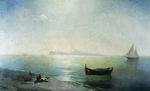 欧式海景油画 风景油画 手绘