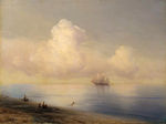 欧式海景油画 风景油画 手绘