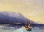 欧式海景油画 风景油画 手绘