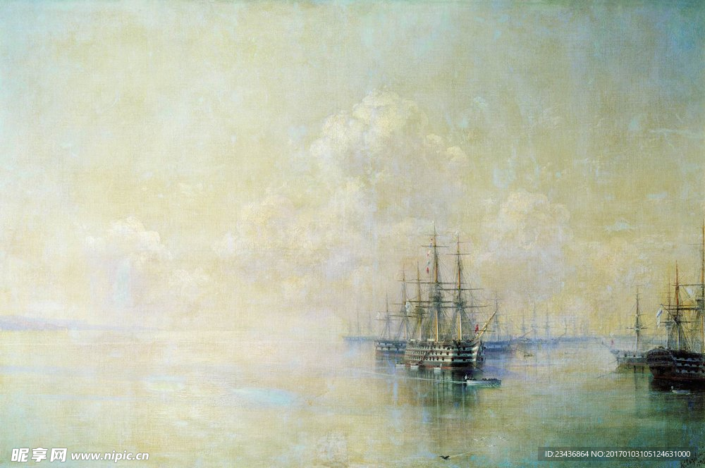 欧式海景油画 海景油画 风景