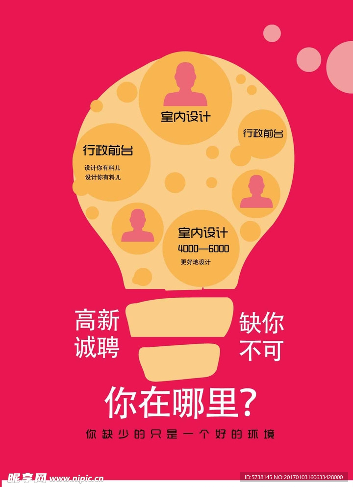 招聘创意宣传海报背景素材
