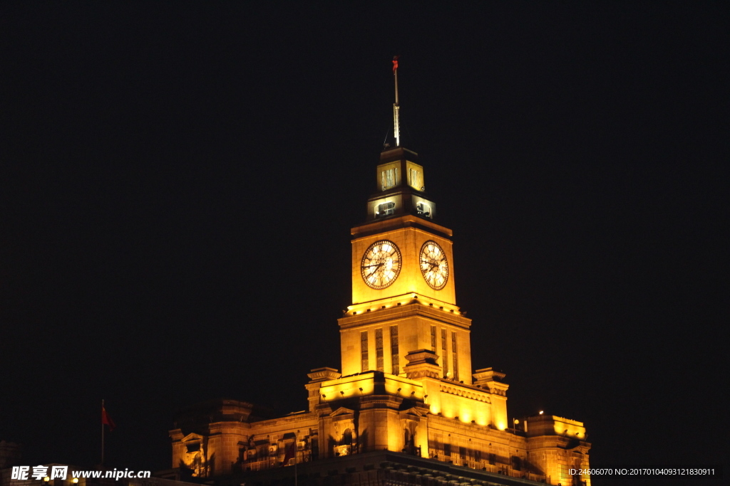 上海城市建筑夜景