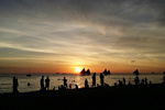 黄昏海滩
