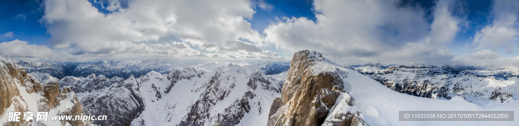 冬天雪山雪景高清图片