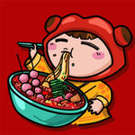 过年吃饭gif