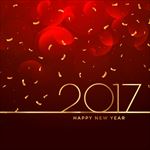 2017红色新年背景