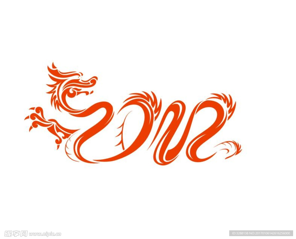 矢量图龙