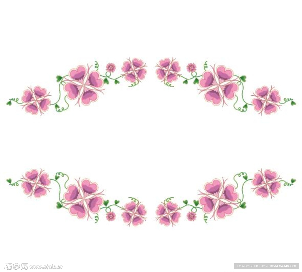 矢量花边