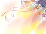 梦幻彩色透明花