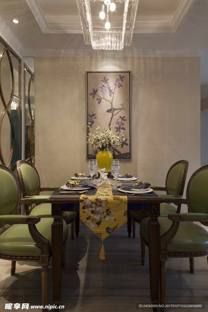 混搭风格餐厅设计实景图