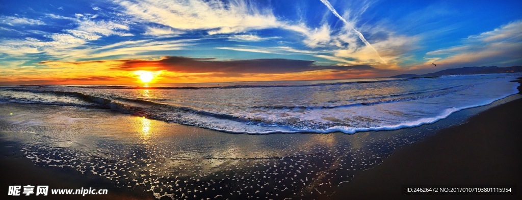 大海夕阳美景