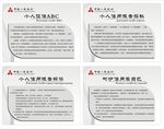 银行信用展板模板