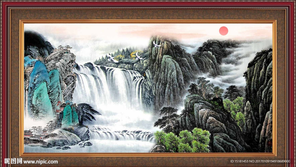 国画山水