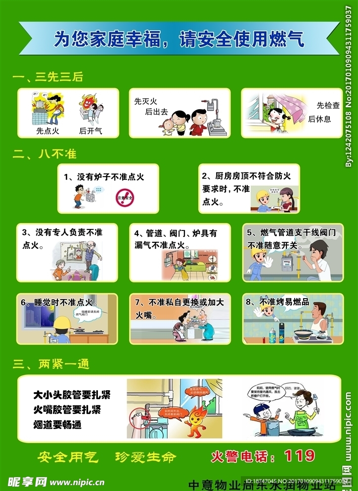 安全用气海报