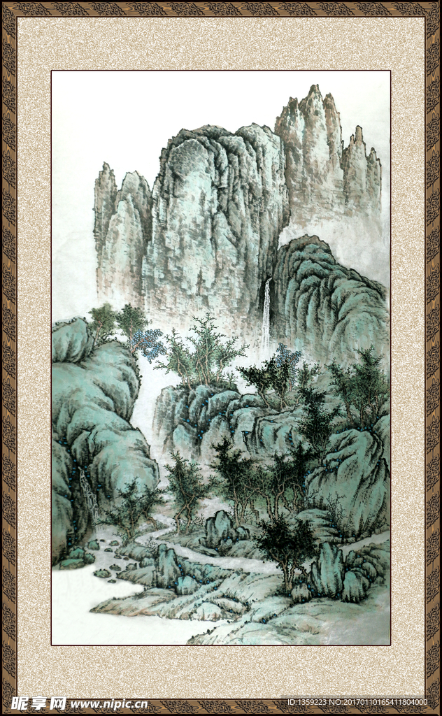 风景画 中国山水画 传统山水画