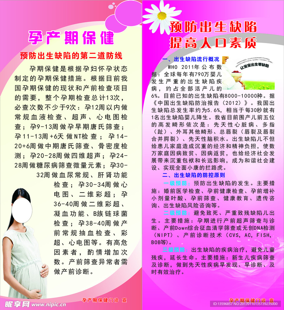 孕产期保健展架