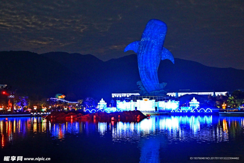 珠海长隆海洋王国夜景