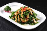 韭菜炒鱼腐