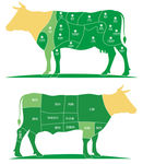 牛肉部位分解图