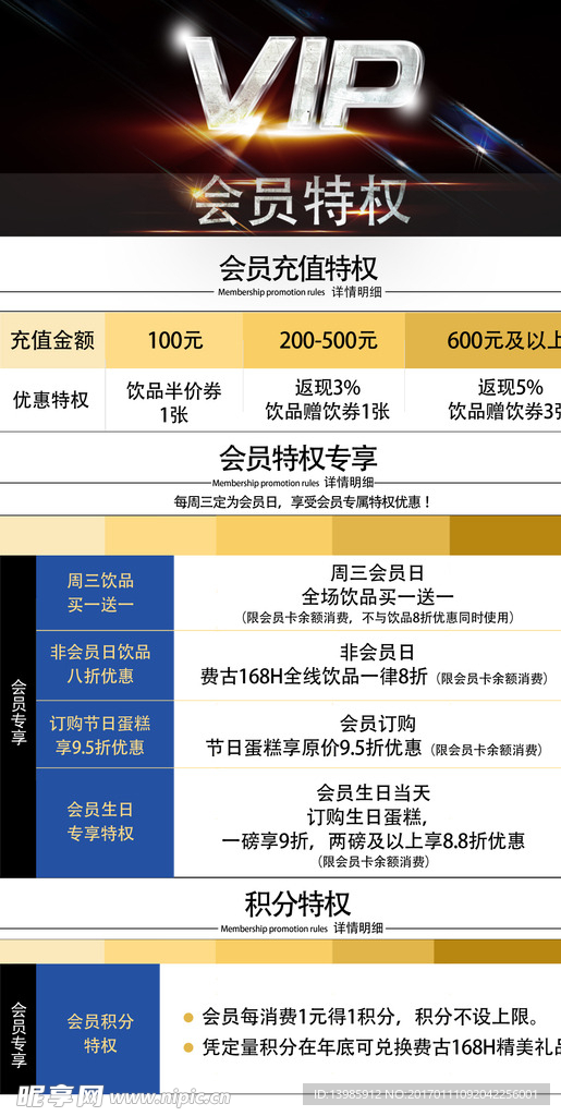 会员页面设计