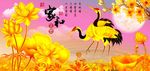 十字绣钻石画家和万事兴仙鹤图片
