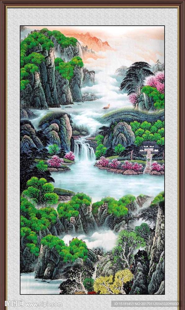 巨幅山水画