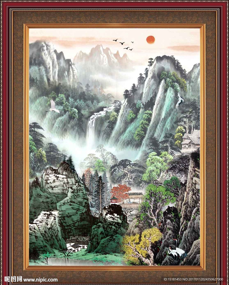 山水风景国画