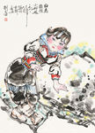 白马藏族小姑娘