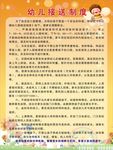 卡通幼儿园管理制度牌