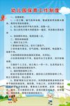 卡通幼儿园管理制度牌