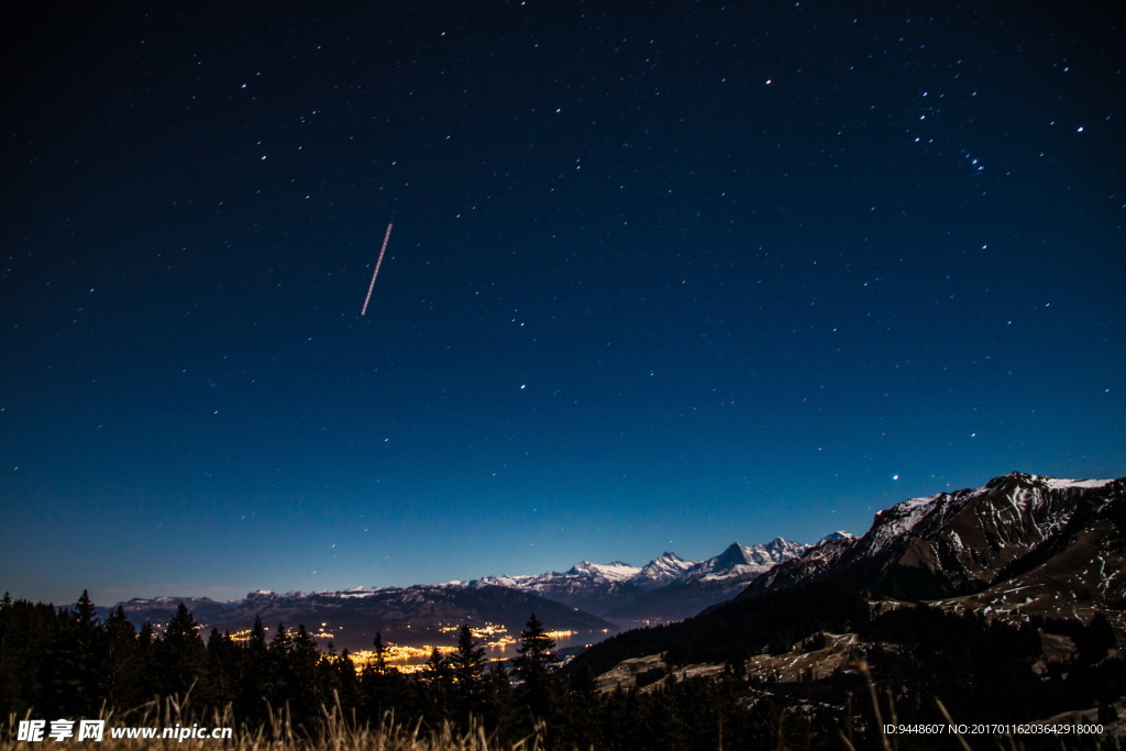 夜色星空图片