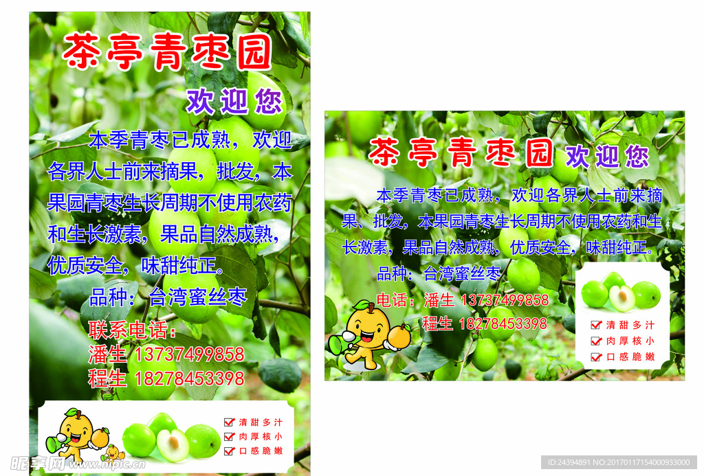 青枣园广告