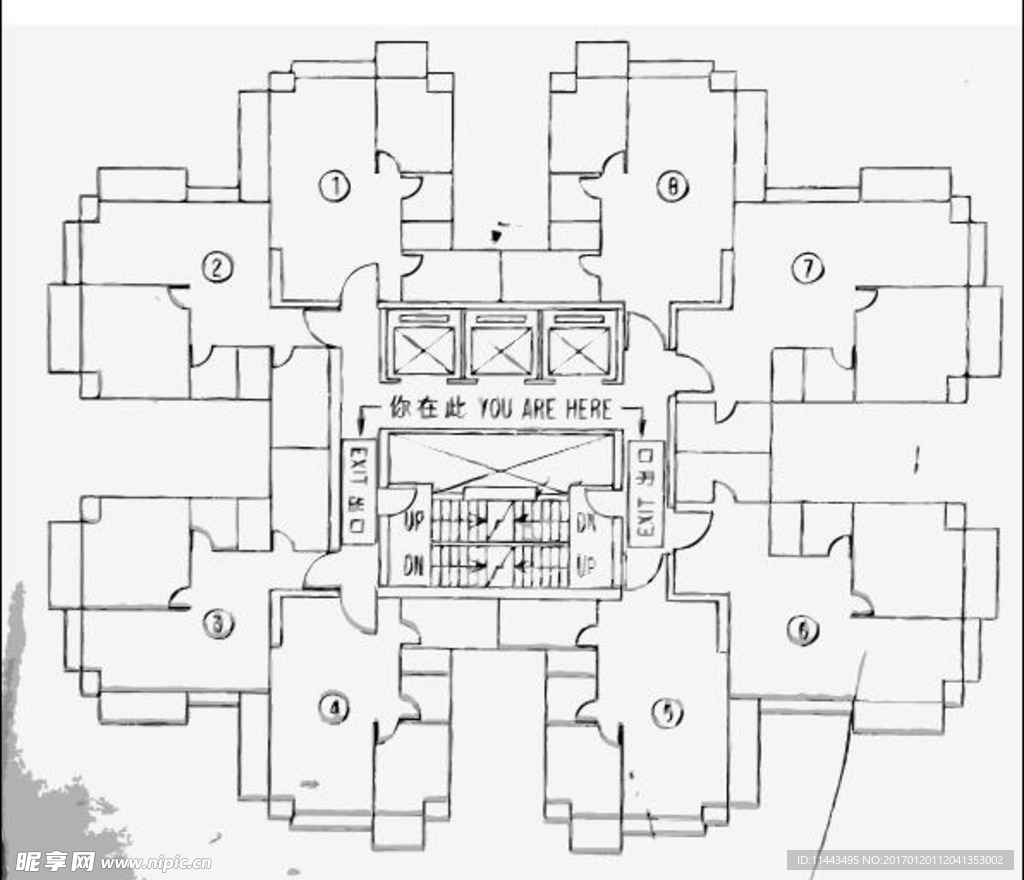 建筑施工平面图