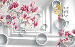 3D复古玉兰花素材
