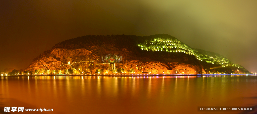 龙门夜景
