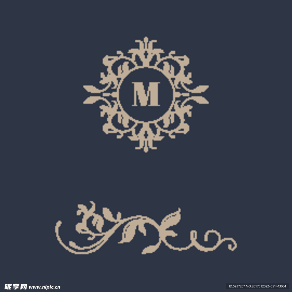 欧式花纹