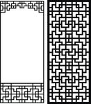 古典镂空隔断