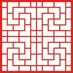 古典镂空隔断